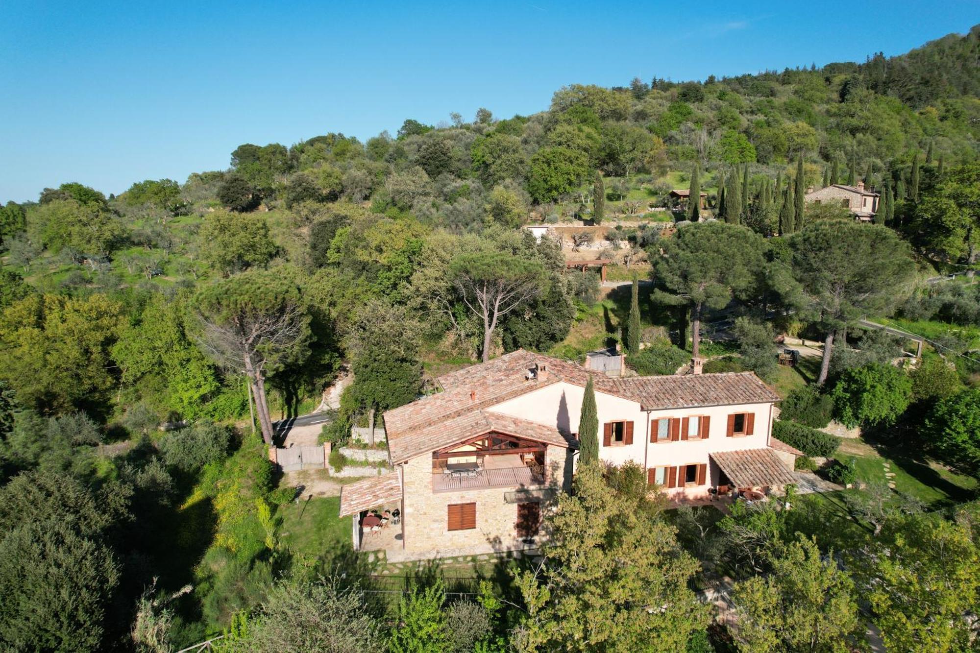 Tartagli Luxury Villa With Pool - A Fontanaro Property Paciano Exterior photo