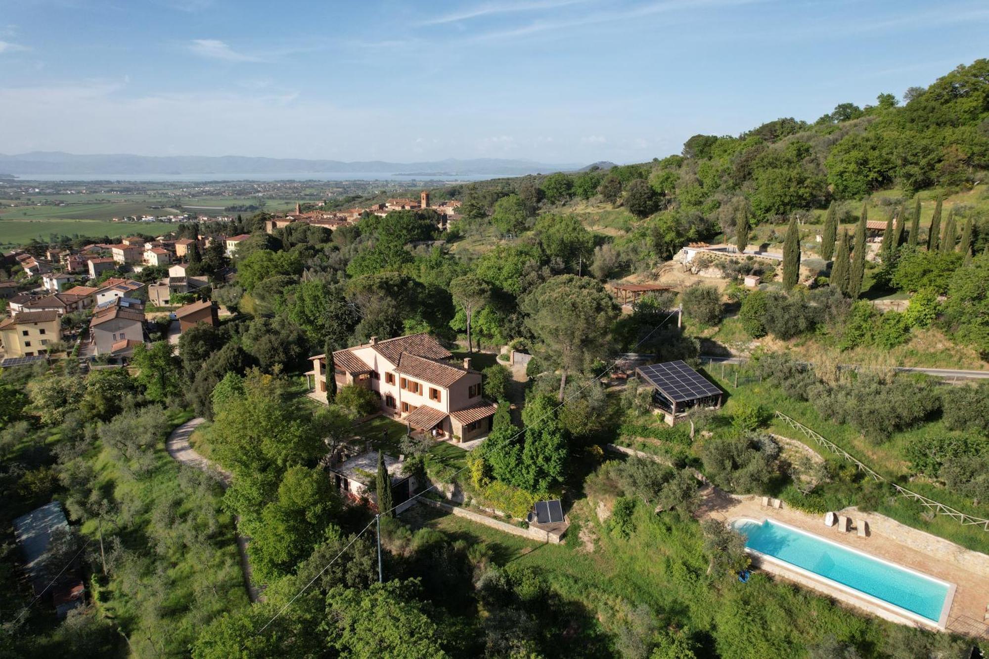 Tartagli Luxury Villa With Pool - A Fontanaro Property Paciano Exterior photo